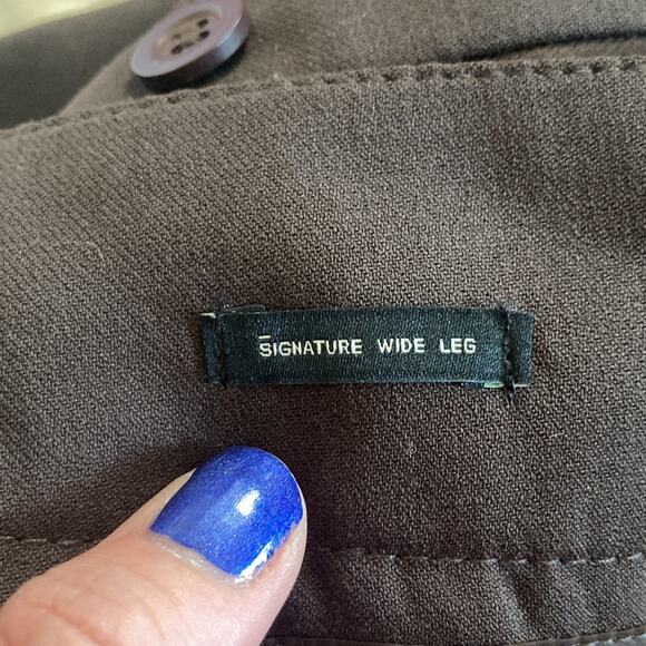 Talbots Wool Wide Leg Lined Trousers, Size 8 - Picture 10 of 11